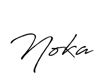 Make a beautiful signature design for name Noka. Use this online signature maker to create a handwritten signature for free. Noka signature style 7 images and pictures png