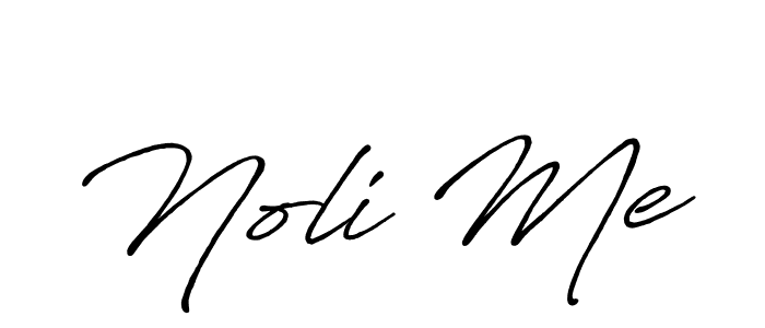 How to make Noli Me signature? Antro_Vectra_Bolder is a professional autograph style. Create handwritten signature for Noli Me name. Noli Me signature style 7 images and pictures png