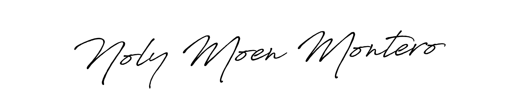 Make a short Noly Moen Montero signature style. Manage your documents anywhere anytime using Antro_Vectra_Bolder. Create and add eSignatures, submit forms, share and send files easily. Noly Moen Montero signature style 7 images and pictures png