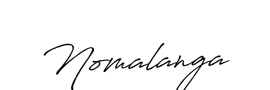 Antro_Vectra_Bolder is a professional signature style that is perfect for those who want to add a touch of class to their signature. It is also a great choice for those who want to make their signature more unique. Get Nomalanga name to fancy signature for free. Nomalanga signature style 7 images and pictures png