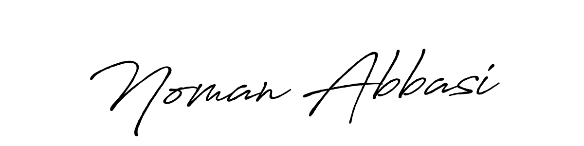 Also we have Noman Abbasi name is the best signature style. Create professional handwritten signature collection using Antro_Vectra_Bolder autograph style. Noman Abbasi signature style 7 images and pictures png
