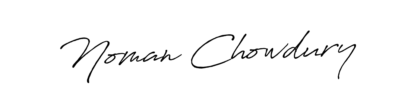 Design your own signature with our free online signature maker. With this signature software, you can create a handwritten (Antro_Vectra_Bolder) signature for name Noman Chowdury. Noman Chowdury signature style 7 images and pictures png
