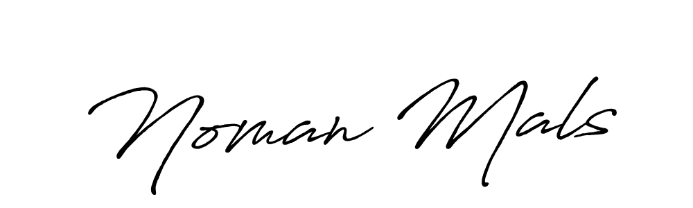 Similarly Antro_Vectra_Bolder is the best handwritten signature design. Signature creator online .You can use it as an online autograph creator for name Noman Mals. Noman Mals signature style 7 images and pictures png