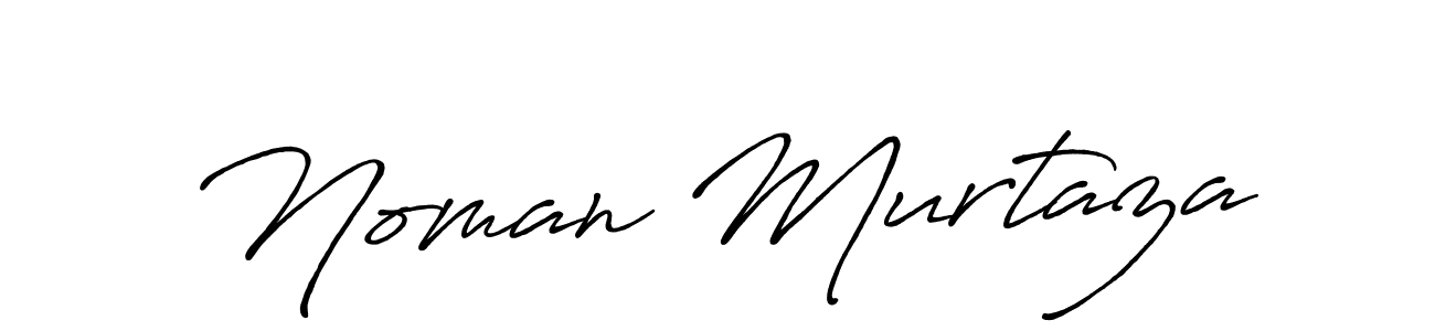 Create a beautiful signature design for name Noman Murtaza. With this signature (Antro_Vectra_Bolder) fonts, you can make a handwritten signature for free. Noman Murtaza signature style 7 images and pictures png