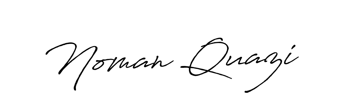 Make a beautiful signature design for name Noman Quazi. With this signature (Antro_Vectra_Bolder) style, you can create a handwritten signature for free. Noman Quazi signature style 7 images and pictures png