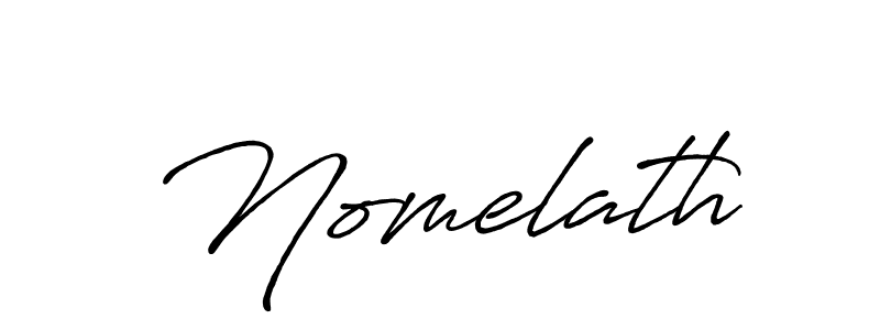 How to make Nomelath name signature. Use Antro_Vectra_Bolder style for creating short signs online. This is the latest handwritten sign. Nomelath signature style 7 images and pictures png