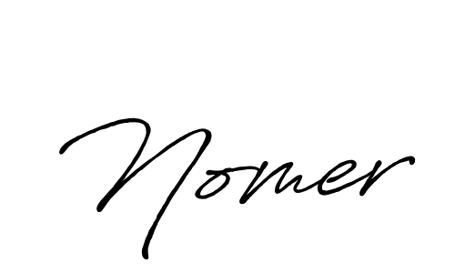 Also You can easily find your signature by using the search form. We will create Nomer name handwritten signature images for you free of cost using Antro_Vectra_Bolder sign style. Nomer signature style 7 images and pictures png