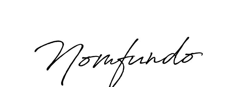 Make a short Nomfundo signature style. Manage your documents anywhere anytime using Antro_Vectra_Bolder. Create and add eSignatures, submit forms, share and send files easily. Nomfundo signature style 7 images and pictures png