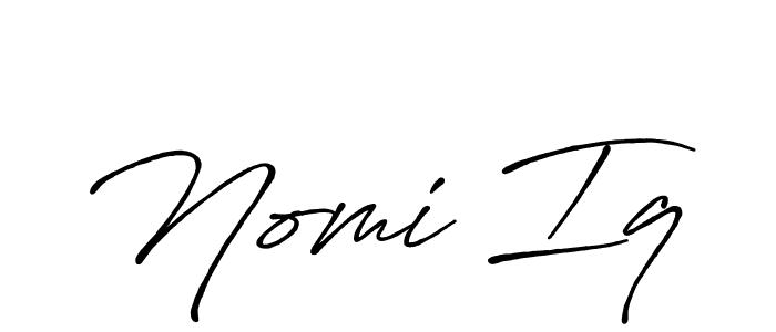 Here are the top 10 professional signature styles for the name Nomi Iq. These are the best autograph styles you can use for your name. Nomi Iq signature style 7 images and pictures png
