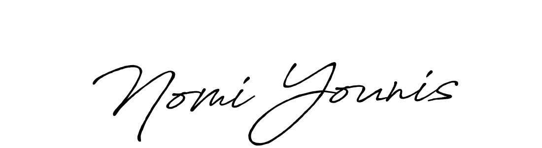 See photos of Nomi Younis official signature by Spectra . Check more albums & portfolios. Read reviews & check more about Antro_Vectra_Bolder font. Nomi Younis signature style 7 images and pictures png