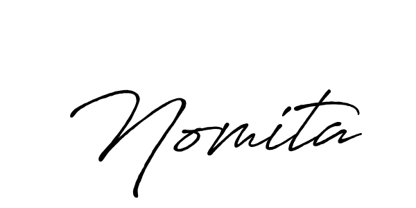 You should practise on your own different ways (Antro_Vectra_Bolder) to write your name (Nomita) in signature. don't let someone else do it for you. Nomita signature style 7 images and pictures png