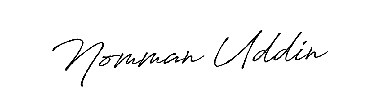 You should practise on your own different ways (Antro_Vectra_Bolder) to write your name (Nomman Uddin) in signature. don't let someone else do it for you. Nomman Uddin signature style 7 images and pictures png