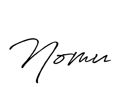 It looks lik you need a new signature style for name Nomu. Design unique handwritten (Antro_Vectra_Bolder) signature with our free signature maker in just a few clicks. Nomu signature style 7 images and pictures png