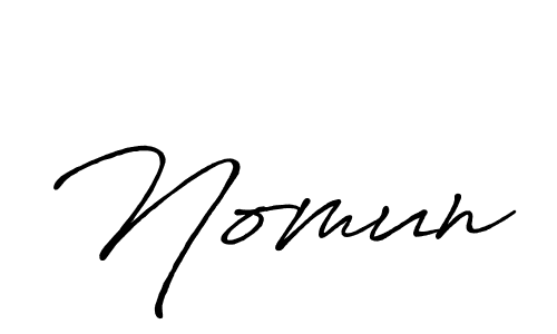 Similarly Antro_Vectra_Bolder is the best handwritten signature design. Signature creator online .You can use it as an online autograph creator for name Nomun. Nomun signature style 7 images and pictures png