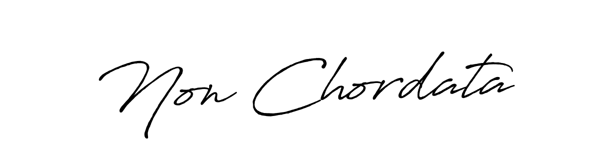 The best way (Antro_Vectra_Bolder) to make a short signature is to pick only two or three words in your name. The name Non Chordata include a total of six letters. For converting this name. Non Chordata signature style 7 images and pictures png