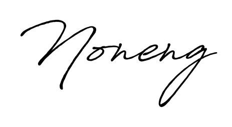 A timeless handwritten aesthetic for Noneng. The Antro_Vectra_Bolder font gives your signature a handcrafted feel with natural curves. Noneng signature style 7 images and pictures png