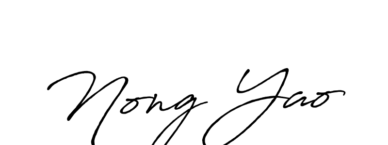 Also You can easily find your signature by using the search form. We will create Nong Yao name handwritten signature images for you free of cost using Antro_Vectra_Bolder sign style. Nong Yao signature style 7 images and pictures png