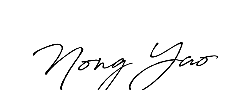 Design your own signature with our free online signature maker. With this signature software, you can create a handwritten (Antro_Vectra_Bolder) signature for name Nong Yao. Nong Yao signature style 7 images and pictures png