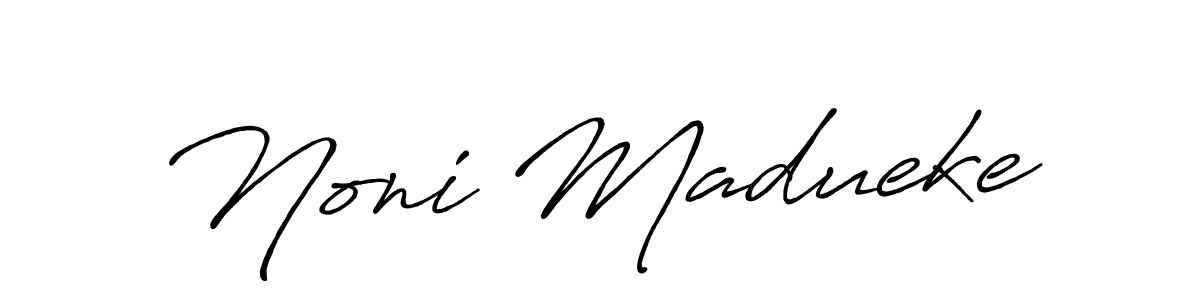 How to make Noni Madueke signature? Antro_Vectra_Bolder is a professional autograph style. Create handwritten signature for Noni Madueke name. Noni Madueke signature style 7 images and pictures png