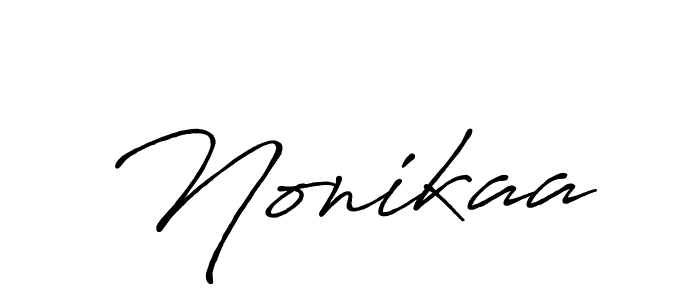 Best and Professional Signature Style for Nonikaa. Antro_Vectra_Bolder Best Signature Style Collection. Nonikaa signature style 7 images and pictures png