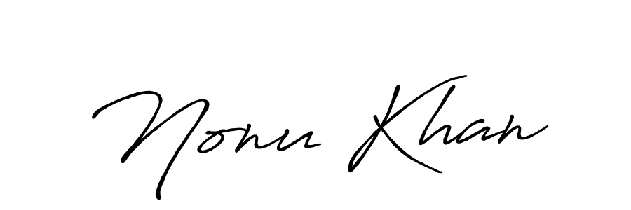 Make a short Nonu Khan signature style. Manage your documents anywhere anytime using Antro_Vectra_Bolder. Create and add eSignatures, submit forms, share and send files easily. Nonu Khan signature style 7 images and pictures png