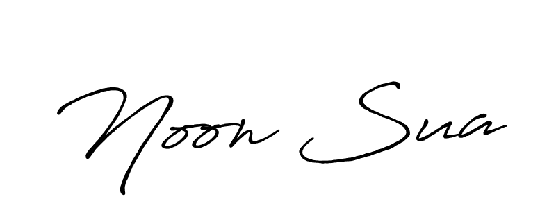 Make a beautiful signature design for name Noon Sua. With this signature (Antro_Vectra_Bolder) style, you can create a handwritten signature for free. Noon Sua signature style 7 images and pictures png