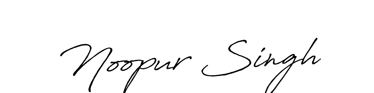 It looks lik you need a new signature style for name Noopur Singh. Design unique handwritten (Antro_Vectra_Bolder) signature with our free signature maker in just a few clicks. Noopur Singh signature style 7 images and pictures png