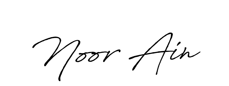 Here are the top 10 professional signature styles for the name Noor Ain. These are the best autograph styles you can use for your name. Noor Ain signature style 7 images and pictures png