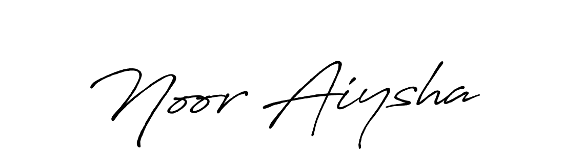 Use a signature maker to create a handwritten signature online. With this signature software, you can design (Antro_Vectra_Bolder) your own signature for name Noor Aiysha. Noor Aiysha signature style 7 images and pictures png