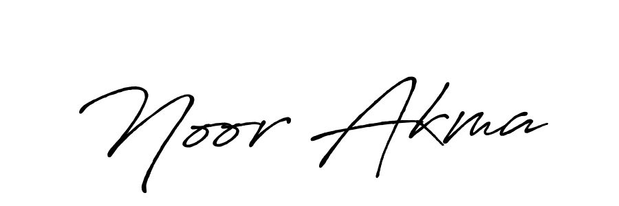 It looks lik you need a new signature style for name Noor Akma. Design unique handwritten (Antro_Vectra_Bolder) signature with our free signature maker in just a few clicks. Noor Akma signature style 7 images and pictures png