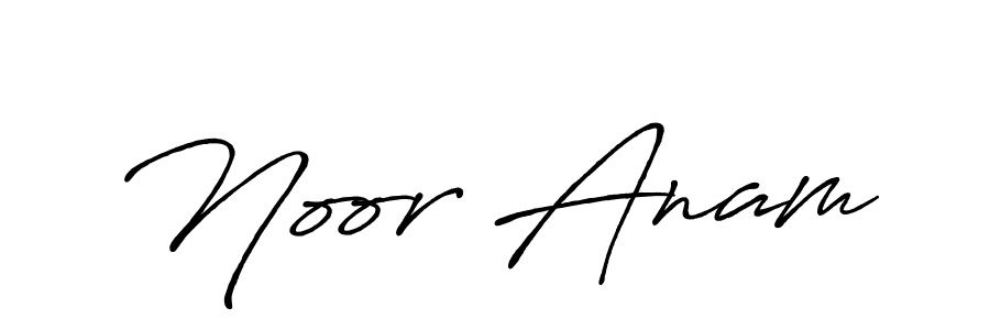 Here are the top 10 professional signature styles for the name Noor Anam. These are the best autograph styles you can use for your name. Noor Anam signature style 7 images and pictures png