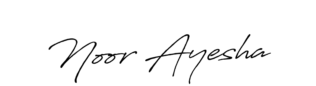 It looks lik you need a new signature style for name Noor Ayesha. Design unique handwritten (Antro_Vectra_Bolder) signature with our free signature maker in just a few clicks. Noor Ayesha signature style 7 images and pictures png