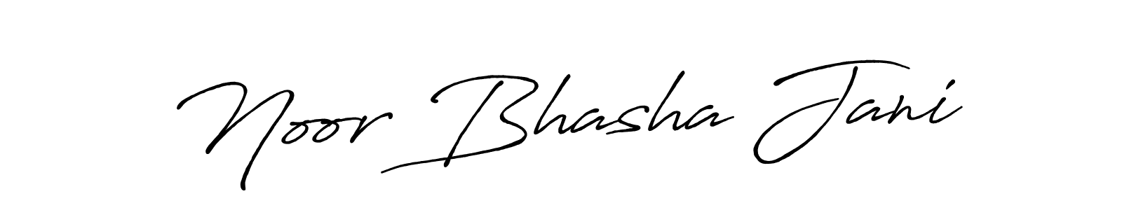 Noor Bhasha Jani stylish signature style. Best Handwritten Sign (Antro_Vectra_Bolder) for my name. Handwritten Signature Collection Ideas for my name Noor Bhasha Jani. Noor Bhasha Jani signature style 7 images and pictures png