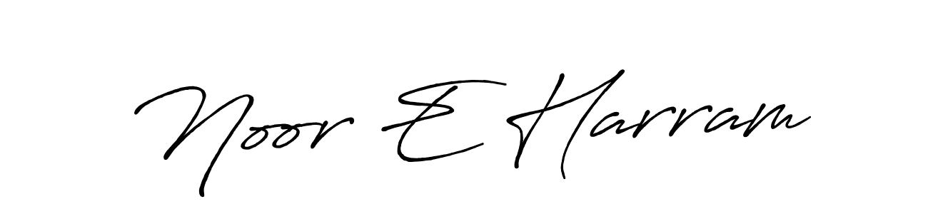 How to make Noor E Harram signature? Antro_Vectra_Bolder is a professional autograph style. Create handwritten signature for Noor E Harram name. Noor E Harram signature style 7 images and pictures png