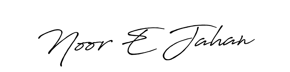 Also You can easily find your signature by using the search form. We will create Noor E Jahan name handwritten signature images for you free of cost using Antro_Vectra_Bolder sign style. Noor E Jahan signature style 7 images and pictures png