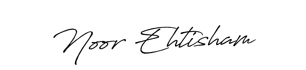 Make a beautiful signature design for name Noor Ehtisham. With this signature (Antro_Vectra_Bolder) style, you can create a handwritten signature for free. Noor Ehtisham signature style 7 images and pictures png