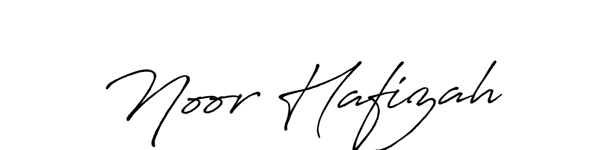 Noor Hafizah stylish signature style. Best Handwritten Sign (Antro_Vectra_Bolder) for my name. Handwritten Signature Collection Ideas for my name Noor Hafizah. Noor Hafizah signature style 7 images and pictures png