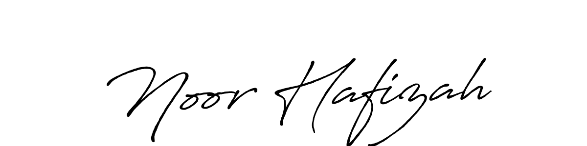 if you are searching for the best signature style for your name Noor Hafizah. so please give up your signature search. here we have designed multiple signature styles  using Antro_Vectra_Bolder. Noor Hafizah signature style 7 images and pictures png