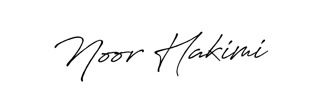 Design your own signature with our free online signature maker. With this signature software, you can create a handwritten (Antro_Vectra_Bolder) signature for name Noor Hakimi. Noor Hakimi signature style 7 images and pictures png