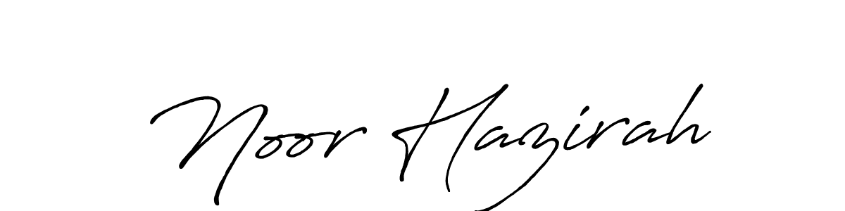 How to make Noor Hazirah signature? Antro_Vectra_Bolder is a professional autograph style. Create handwritten signature for Noor Hazirah name. Noor Hazirah signature style 7 images and pictures png