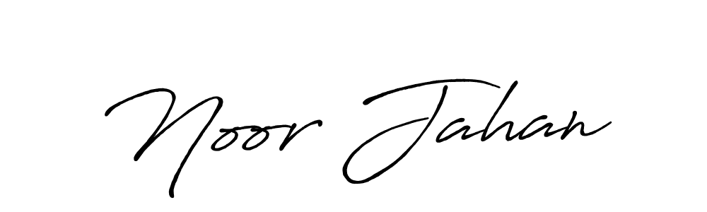 Make a beautiful signature design for name Noor Jahan. With this signature (Antro_Vectra_Bolder) style, you can create a handwritten signature for free. Noor Jahan signature style 7 images and pictures png