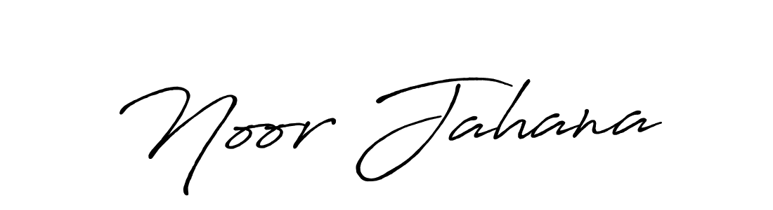 Noor Jahana stylish signature style. Best Handwritten Sign (Antro_Vectra_Bolder) for my name. Handwritten Signature Collection Ideas for my name Noor Jahana. Noor Jahana signature style 7 images and pictures png