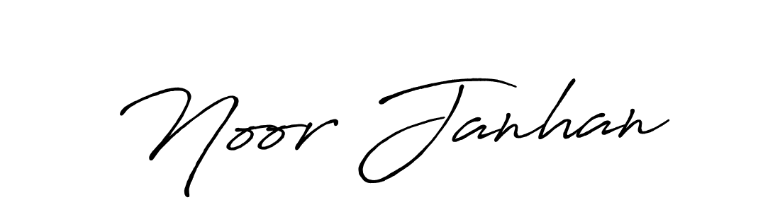 Create a beautiful signature design for name Noor Janhan. With this signature (Antro_Vectra_Bolder) fonts, you can make a handwritten signature for free. Noor Janhan signature style 7 images and pictures png