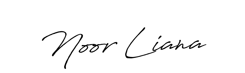 Make a short Noor Liana signature style. Manage your documents anywhere anytime using Antro_Vectra_Bolder. Create and add eSignatures, submit forms, share and send files easily. Noor Liana signature style 7 images and pictures png