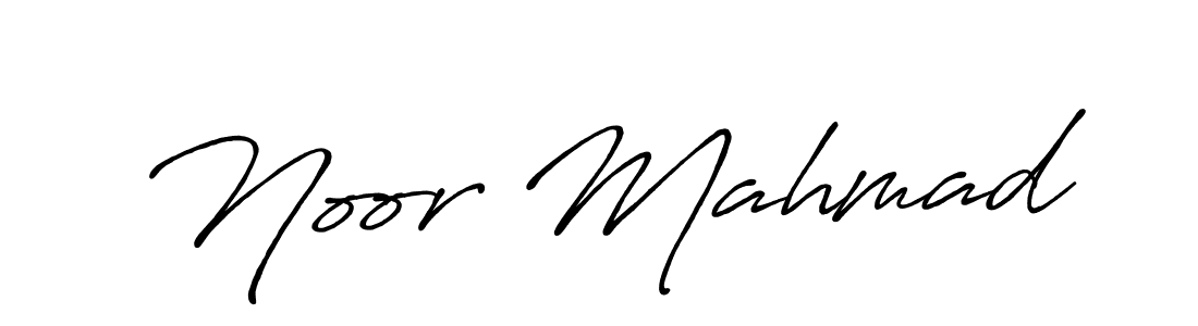 Also You can easily find your signature by using the search form. We will create Noor Mahmad name handwritten signature images for you free of cost using Antro_Vectra_Bolder sign style. Noor Mahmad signature style 7 images and pictures png