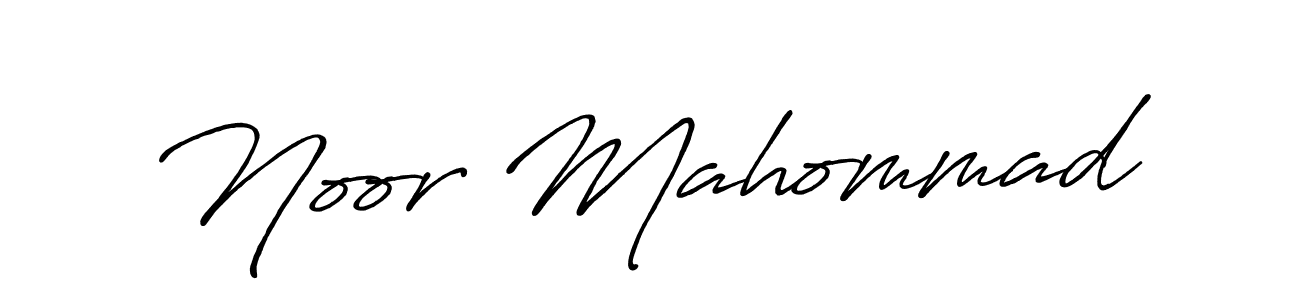 Also You can easily find your signature by using the search form. We will create Noor Mahommad name handwritten signature images for you free of cost using Antro_Vectra_Bolder sign style. Noor Mahommad signature style 7 images and pictures png