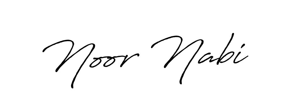 Use a signature maker to create a handwritten signature online. With this signature software, you can design (Antro_Vectra_Bolder) your own signature for name Noor Nabi. Noor Nabi signature style 7 images and pictures png