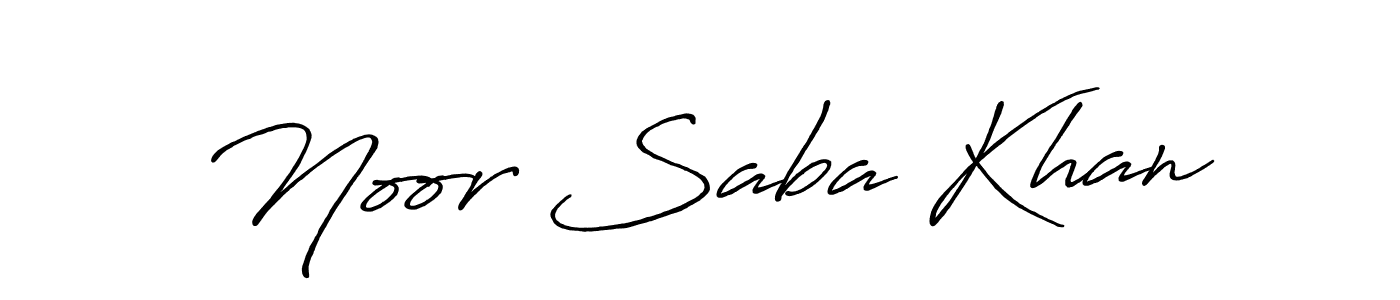 This is the best signature style for the Noor Saba Khan name. Also you like these signature font (Antro_Vectra_Bolder). Mix name signature. Noor Saba Khan signature style 7 images and pictures png