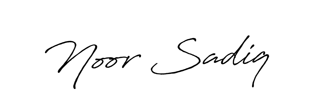 How to make Noor Sadiq signature? Antro_Vectra_Bolder is a professional autograph style. Create handwritten signature for Noor Sadiq name. Noor Sadiq signature style 7 images and pictures png