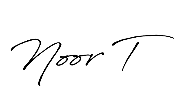 Also You can easily find your signature by using the search form. We will create Noor T name handwritten signature images for you free of cost using Antro_Vectra_Bolder sign style. Noor T signature style 7 images and pictures png